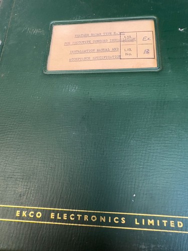 Ekco e390 weather radar - ekco,