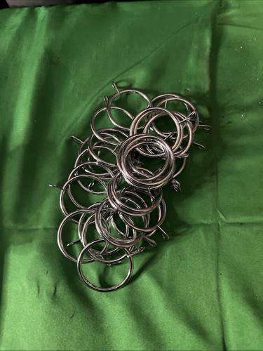 Duneim chrome curtain rings - 30,