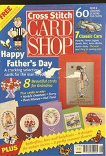 CROSS STITCH CARD SHOP Magazine issue 8 UK magazine  VGC