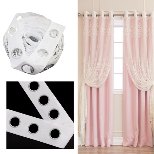 40mm white curtain heading - white,