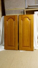 pair of medium oak wood