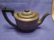 Antique Sterling Silver Teapot 240g Birmingham 1899 Minshull & Latimer