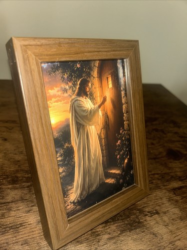 Framed photo jesus 4x6 - of,