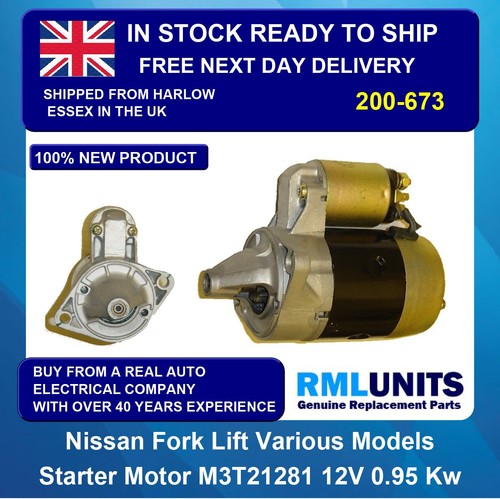 Starter motor for - motor, tcm