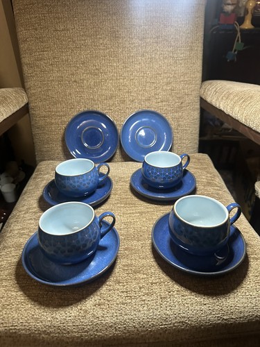 Denby midnight blue cups and - denby,