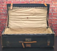 Antique A&NESL Steamer Trunk