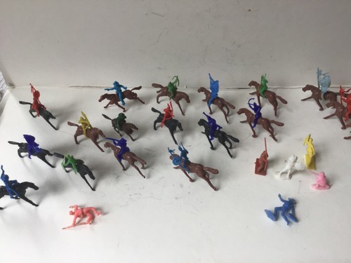 Vintage 1970s plastic - vintage, cowboys