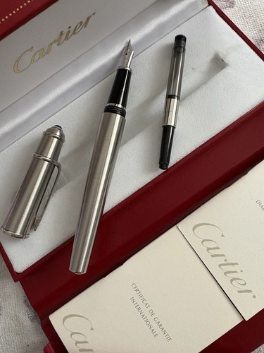 New cartier fountain pen 18k - fountain, pen,