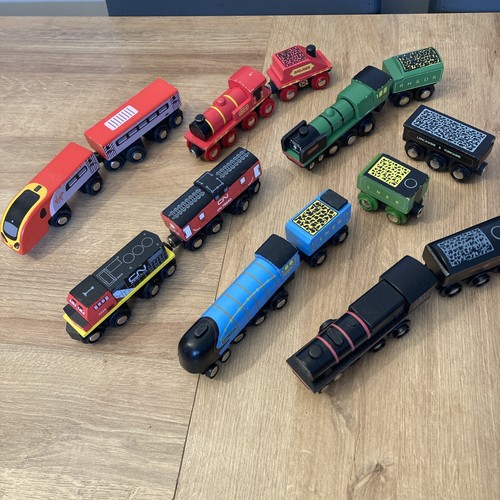 Big jigs wooden train - big,