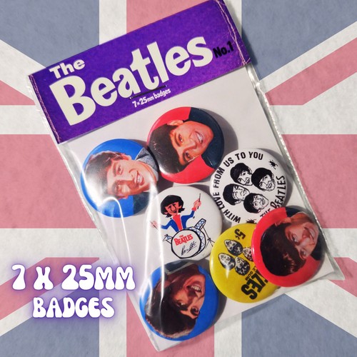 The beatles badges - the, 25mm