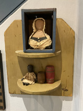 PRIMITIVE FOLK ART WOOD WALL