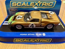 EXCELLENT Scalextric C3026 Ford GT40 Mk2 1966 Le Mans No. 10 Car