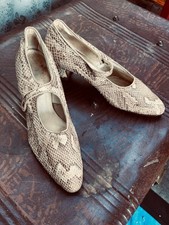 Vintage 20s Snakeskin Shoes