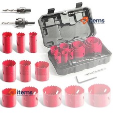 HYCHIKA Bi-Metal Hole Saw, 17 PCS Hole Saw Set 19mm-68mm, Cutting Depth – 19 MM