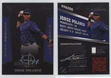 2013 Onyx Platinum Prospects Auto Silver Ink /150 Jorge Polanco #PPAU50 Auto