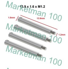 4X Screw Pins To Fit Submariner Oyster Daytona Rolex Watch 13.9 x 1.6 x 1.2mm
