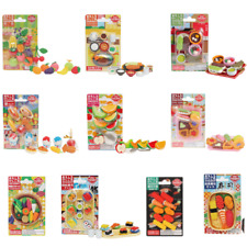 IWAKO Japanese Puzzle Eraser Novelty Rubbers Blister Set - Food Collections