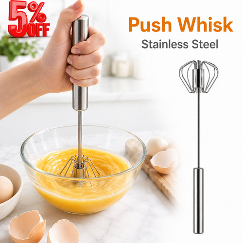 Egg whisk beater - beater, semi-auto