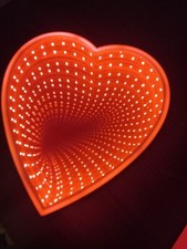 HEART SHAPED INFINITY MIRROR