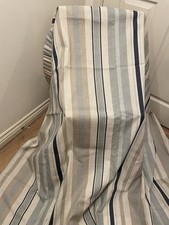 Laura Ashley blue beige stripe