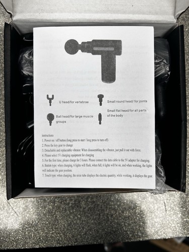 Massage gun attachment - gun, heads