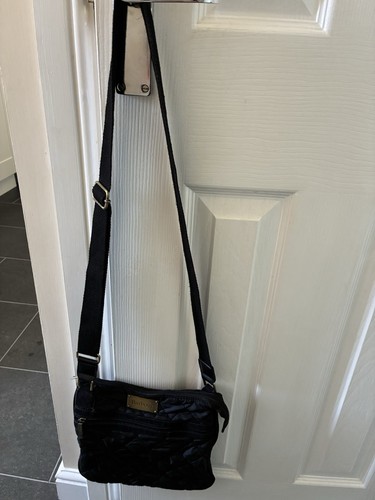 Black crossbody bag - black,