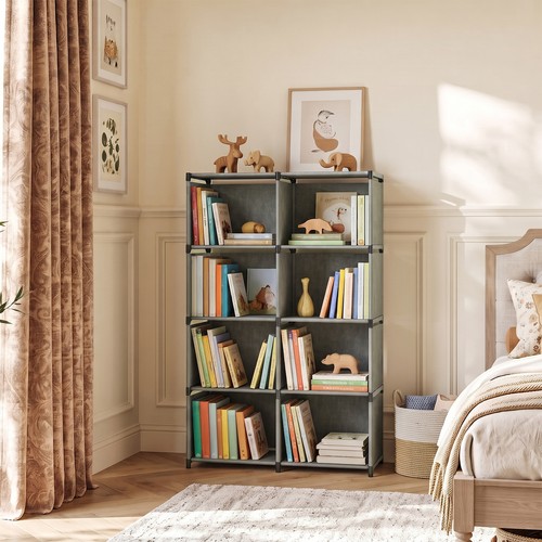 Cubes fabric bookcase - 4/5/6/8,