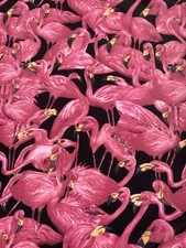 Pink Flamingo Tropical Print