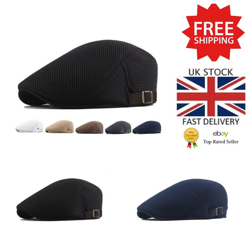 Men mesh newsboy cap - newsboy,