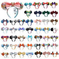 220 Styles Rare Disney Parks Mickey Magical Bow Minnie Mouse Ears Headband Cos