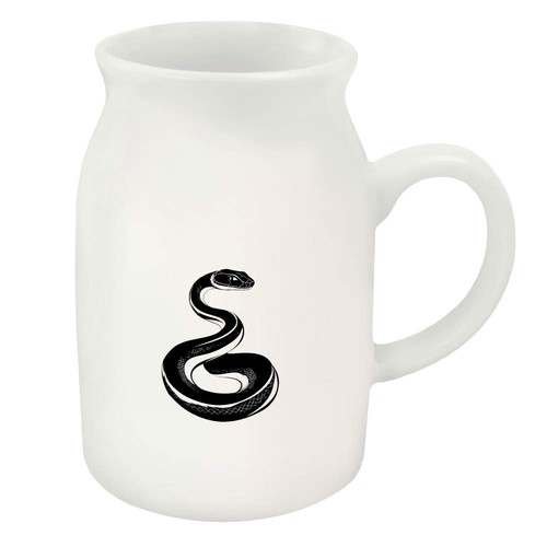 300ml snake sitting - 'snake, ceramic