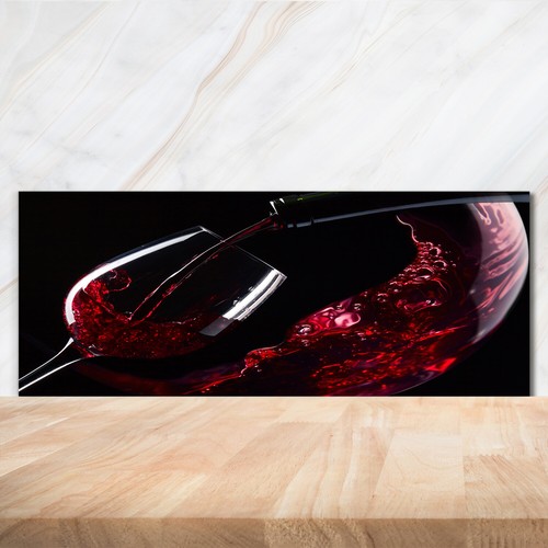 Kitchen glass splashback - glass,