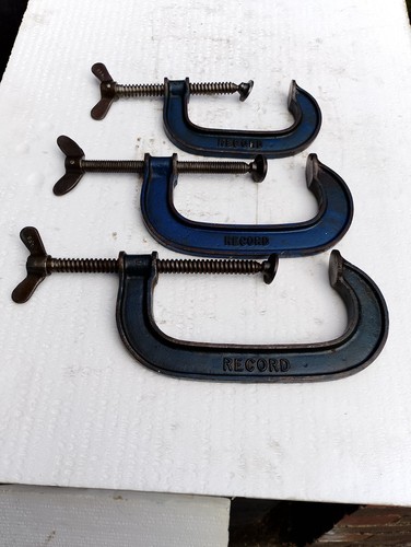 Record clamps and - g, 4,