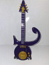 PRINCE Symbol Purple Rain Style Miniature Guitar 25cm 10" c/w Stand REF12