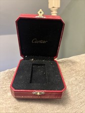 Cartier Red Leather Watch Box