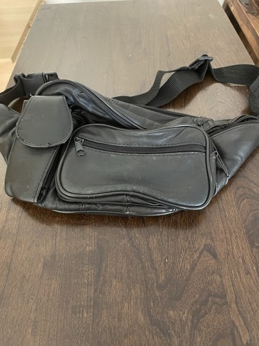 Vintage 90s black leather - black,