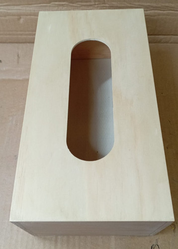 Tissue box holder wooden base - box,