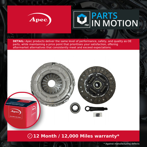 Clutch kit 240mm acl1003 - clutch,