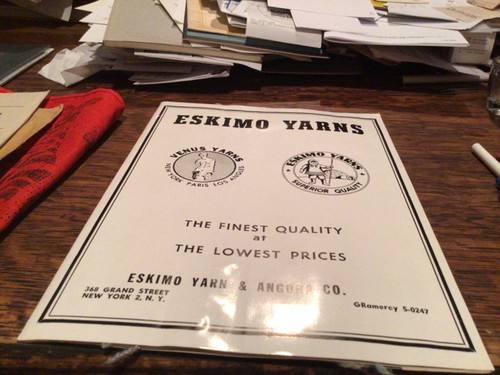 Eskimo yarns huge - yarns, card