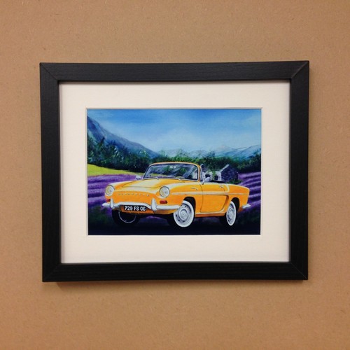 Framed print featuring renault - featuring,