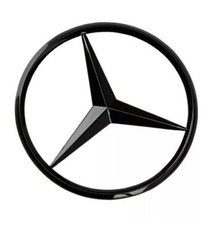 For Mercedes Benz Badge Emblem Rear Boot Gloss Black Most Model 90mm UK
