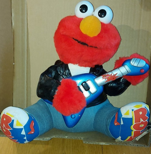 Elmo vintage rock roll doll - n,