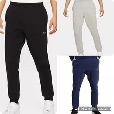 Nike Mens Club Solo Swoosh Fleece Joggers Tracksuit Bottoms Jogging S M L XL NEW