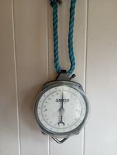 VINTAGE  HANGING WEIGHING BUTCHERS SCALES 235 10 KG/22LB- Fully Working 