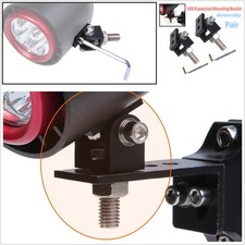 2 x Motorcycle Black 8mm Hole