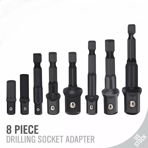 8pcs socket adapter impact hex - socket,