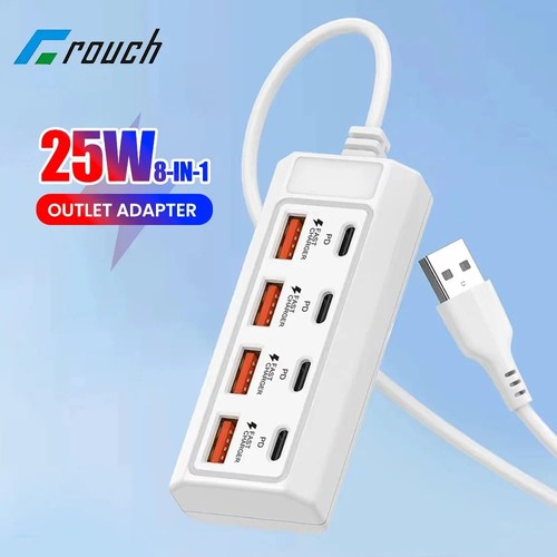 Multi ports usb - 8-ports,