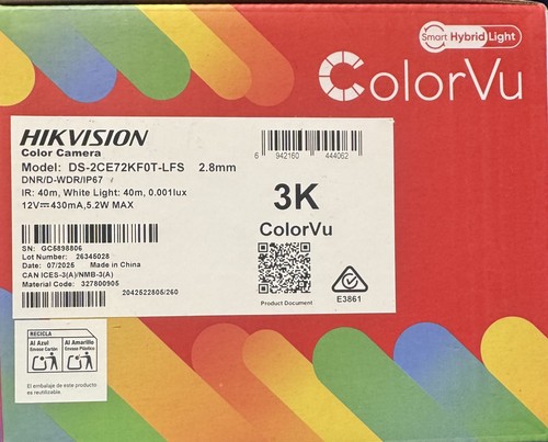 Hikvision 6mp cctv audio - 6mp,