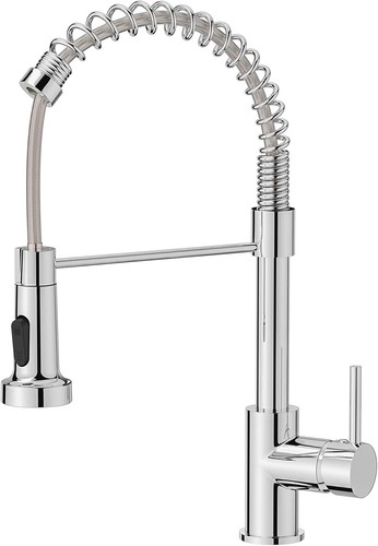 Chrome spring kitchen mixer - spring,