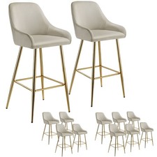 2/4/6x Bar Stools Adjustable